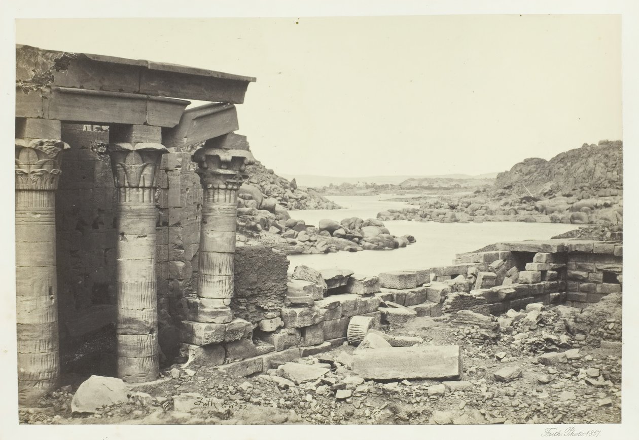 View from Philae, Looking North by Francis Frith