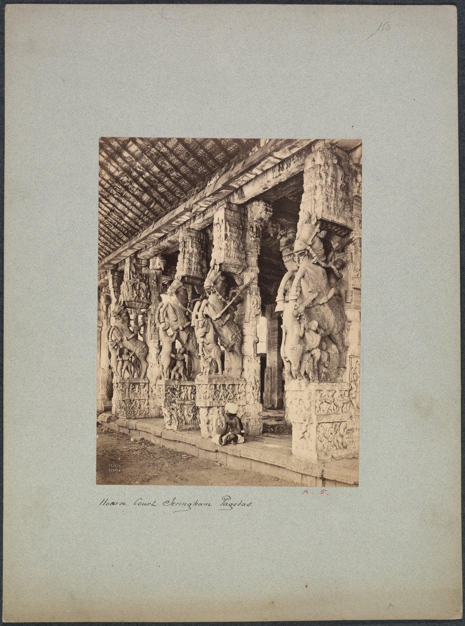 Trichinopoly Horse Court by Francis Frith and Co.