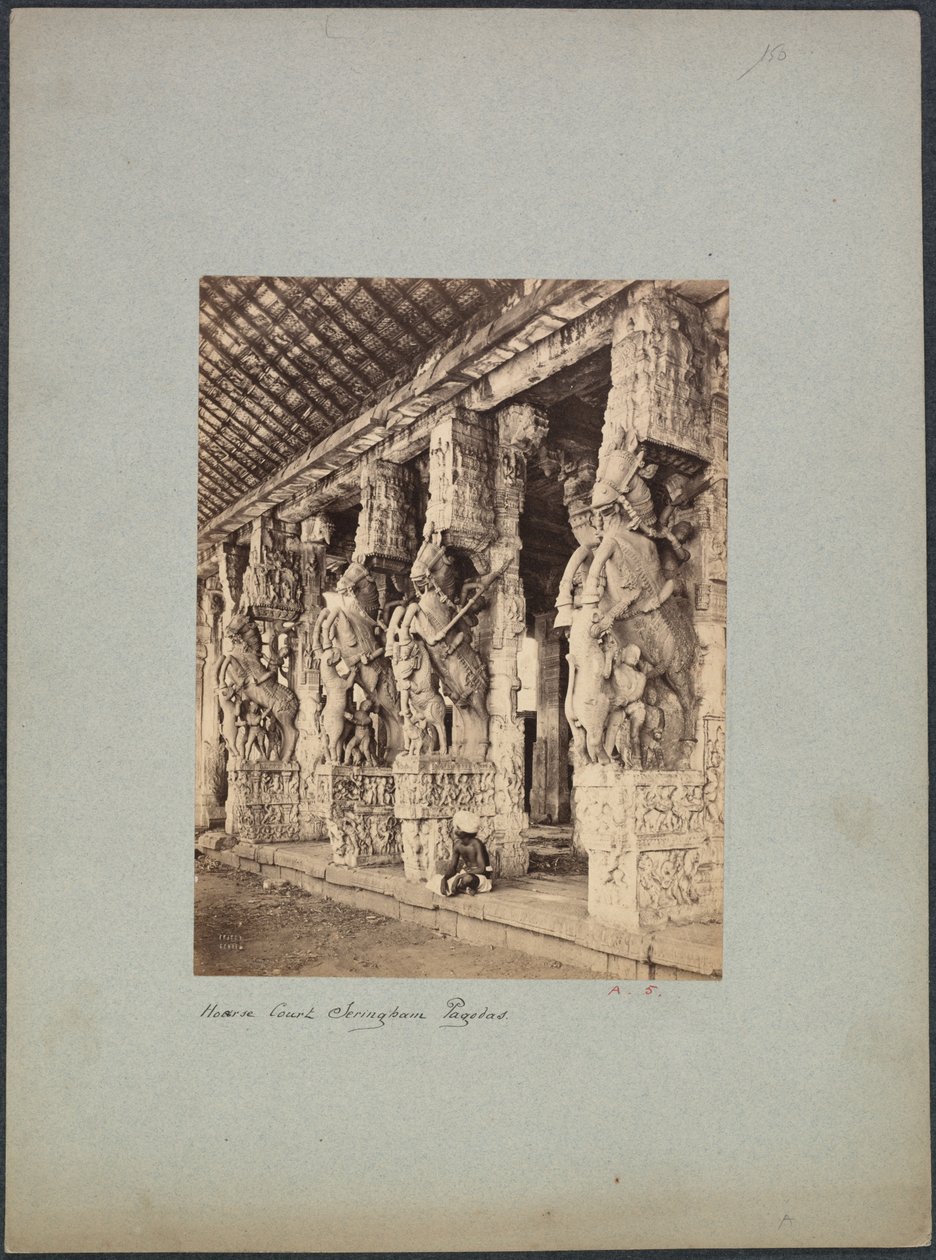 Trichinopoly Horse Court by Francis Frith and Co.