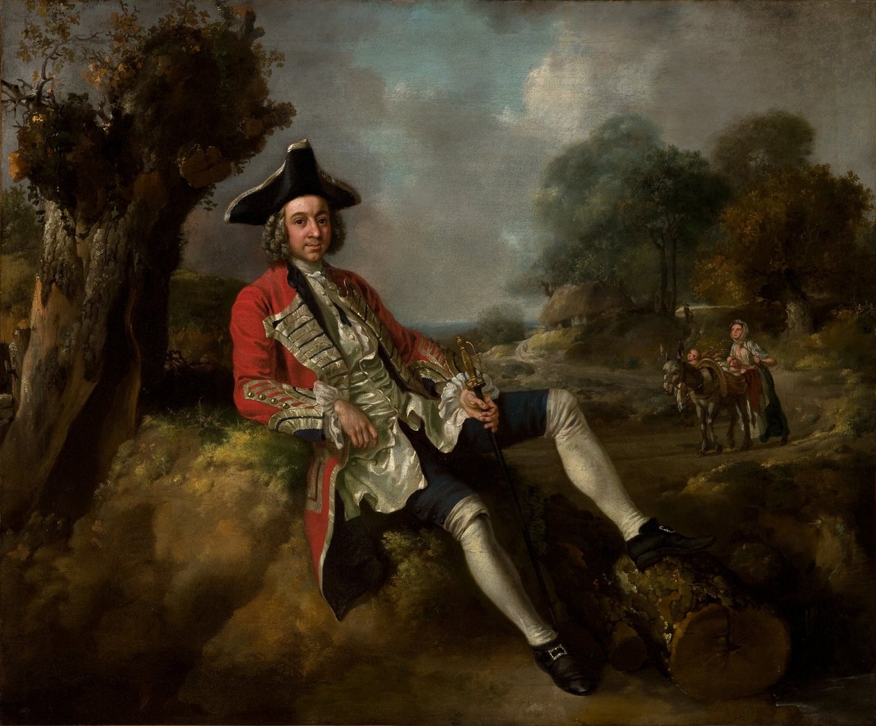 Portrait of a Gentleman, c.1750 by Francis & Gainsborough Thomas (1727 88) Hayman