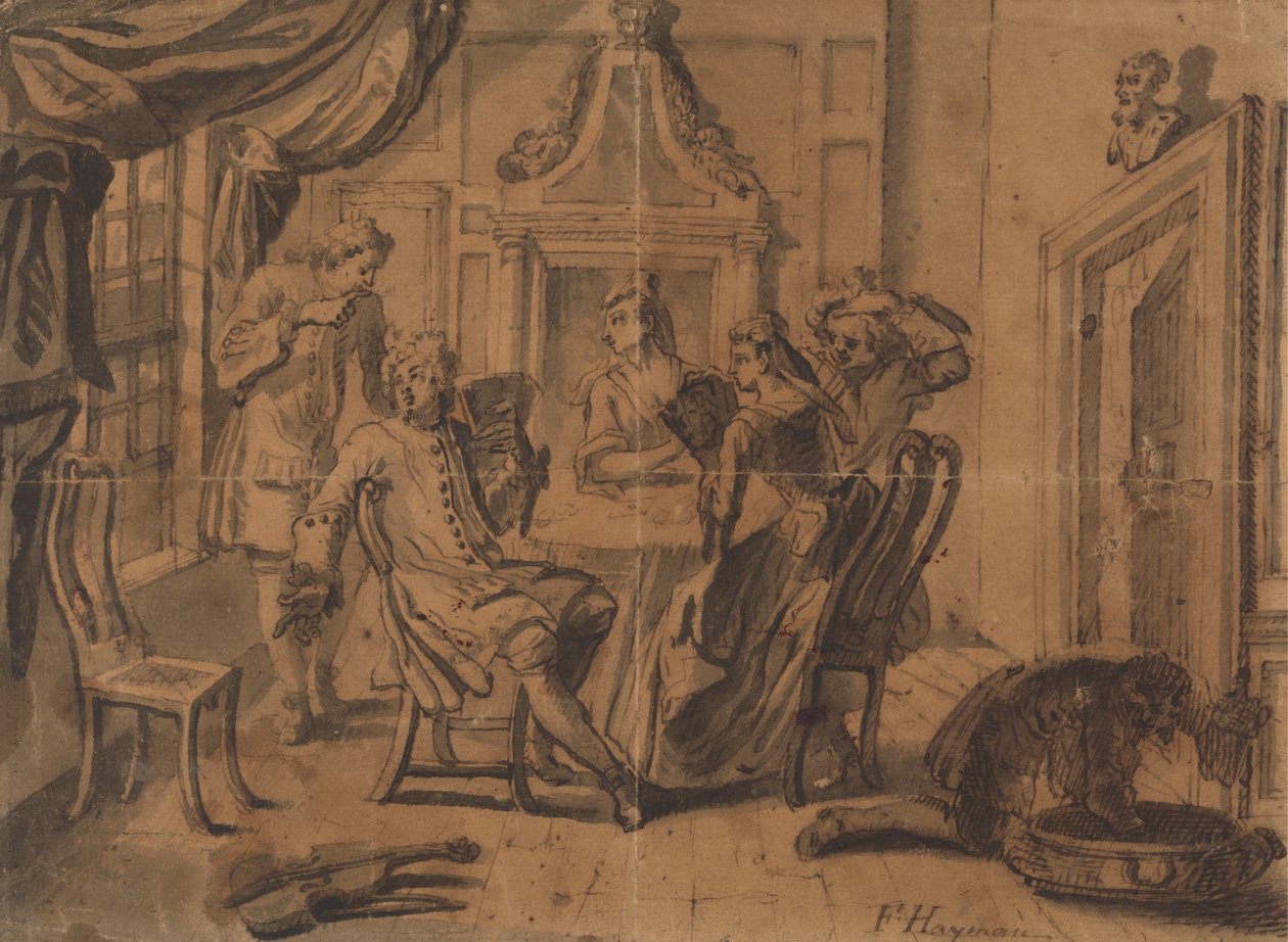 The Card Party by Francis Hayman