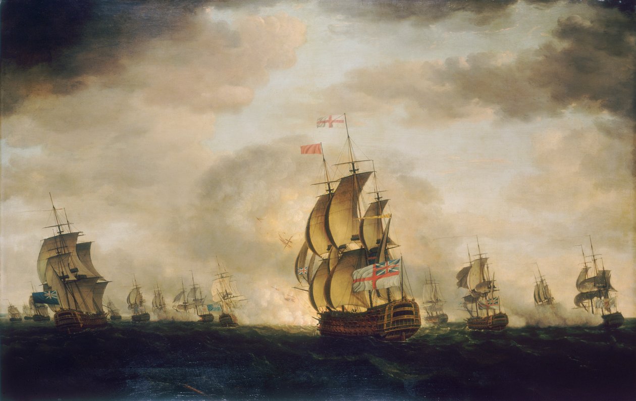 The Moonlight Battle: the Battle off Cape St Vincent by Francis Holman