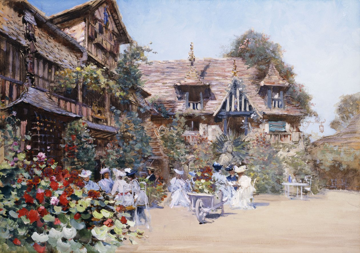 Luncheon at the Inn by Francis Hopkinson Smith