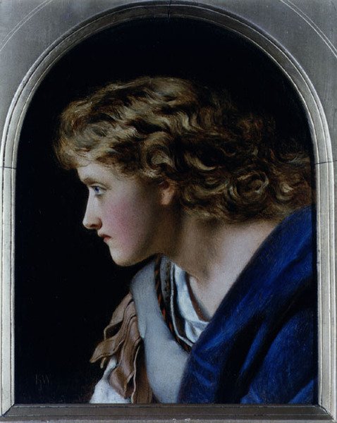 Head of a Girl by Francis John Wyburd