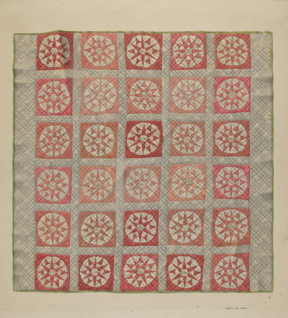Quilt (Crib Quilt) by Francis Law Durand