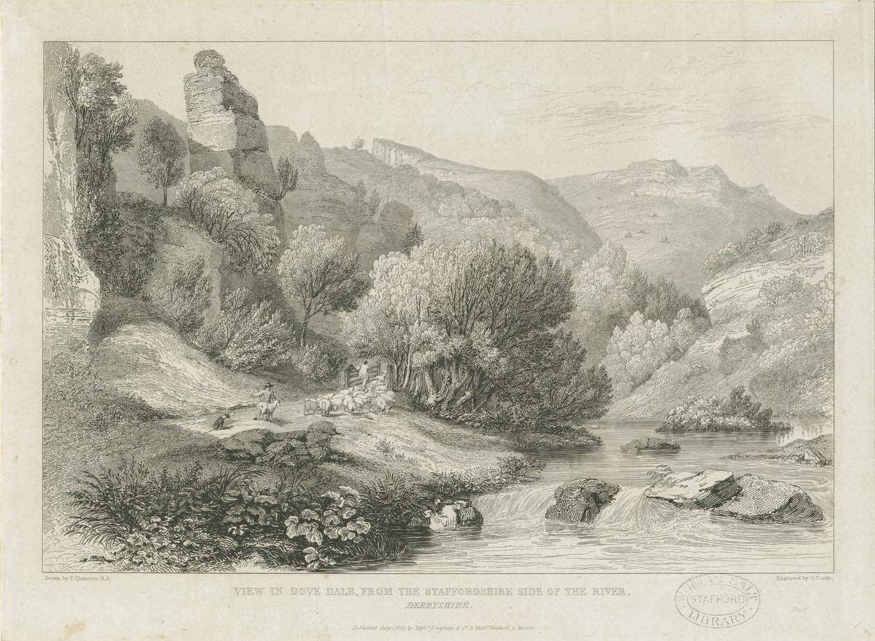 Dovedale Landscape by Francis Legatt Chantrey