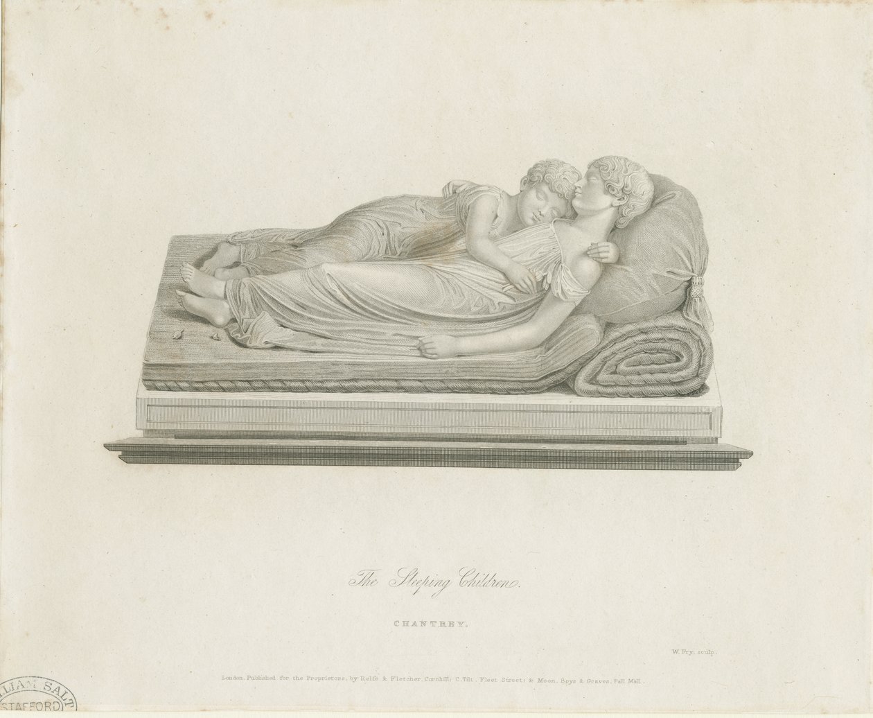 Lichfield Cathedral - The Sleeping Children by Francis Legatt Chantrey