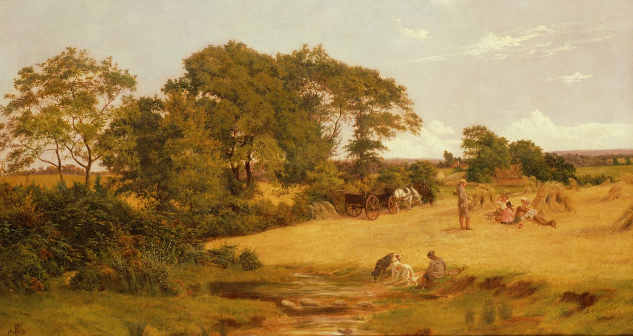 Cornfield in Essex, 1875 by Francis M. Trappes