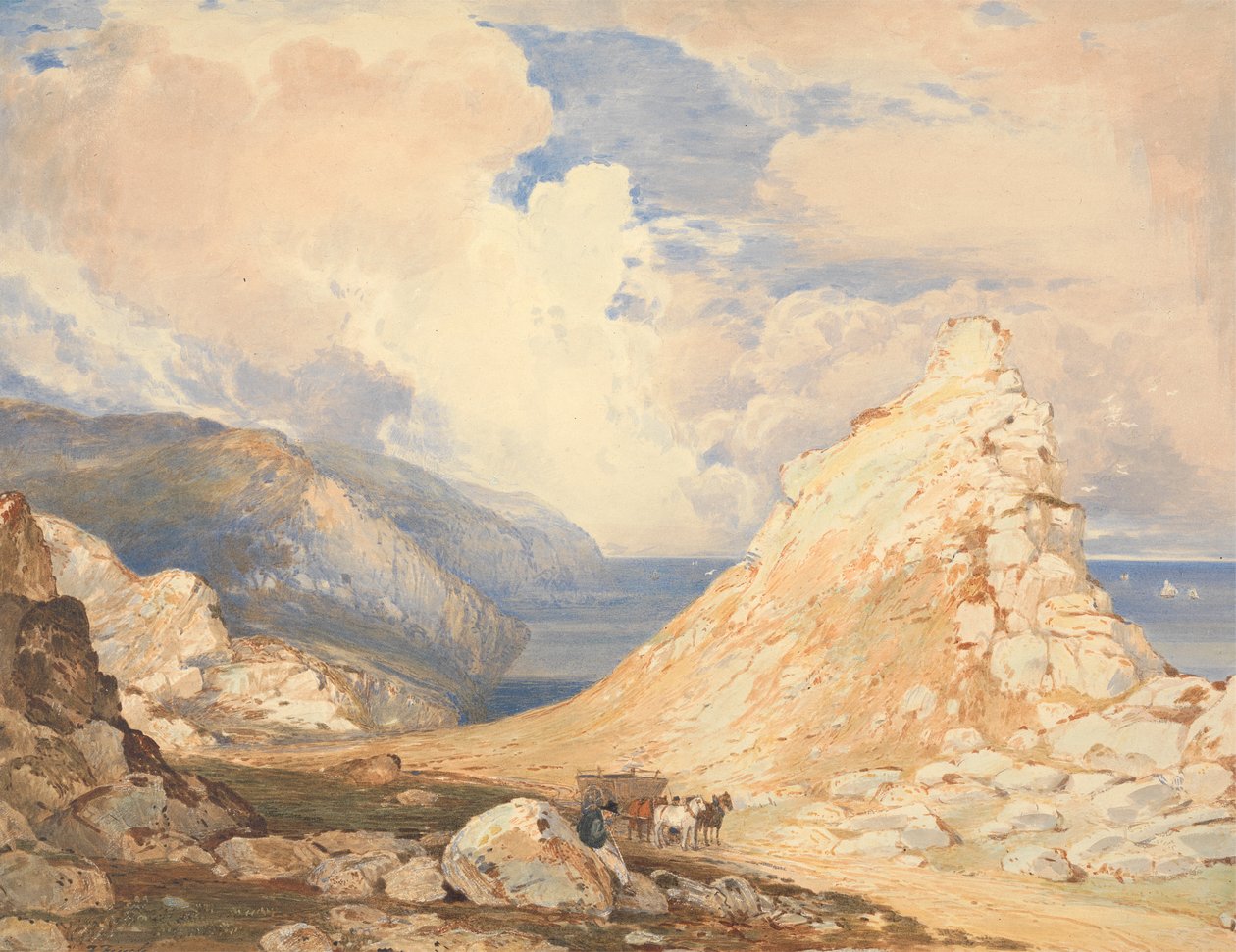 Valley of Rocks, Lynton, North Devon by Francis Oliver Finch