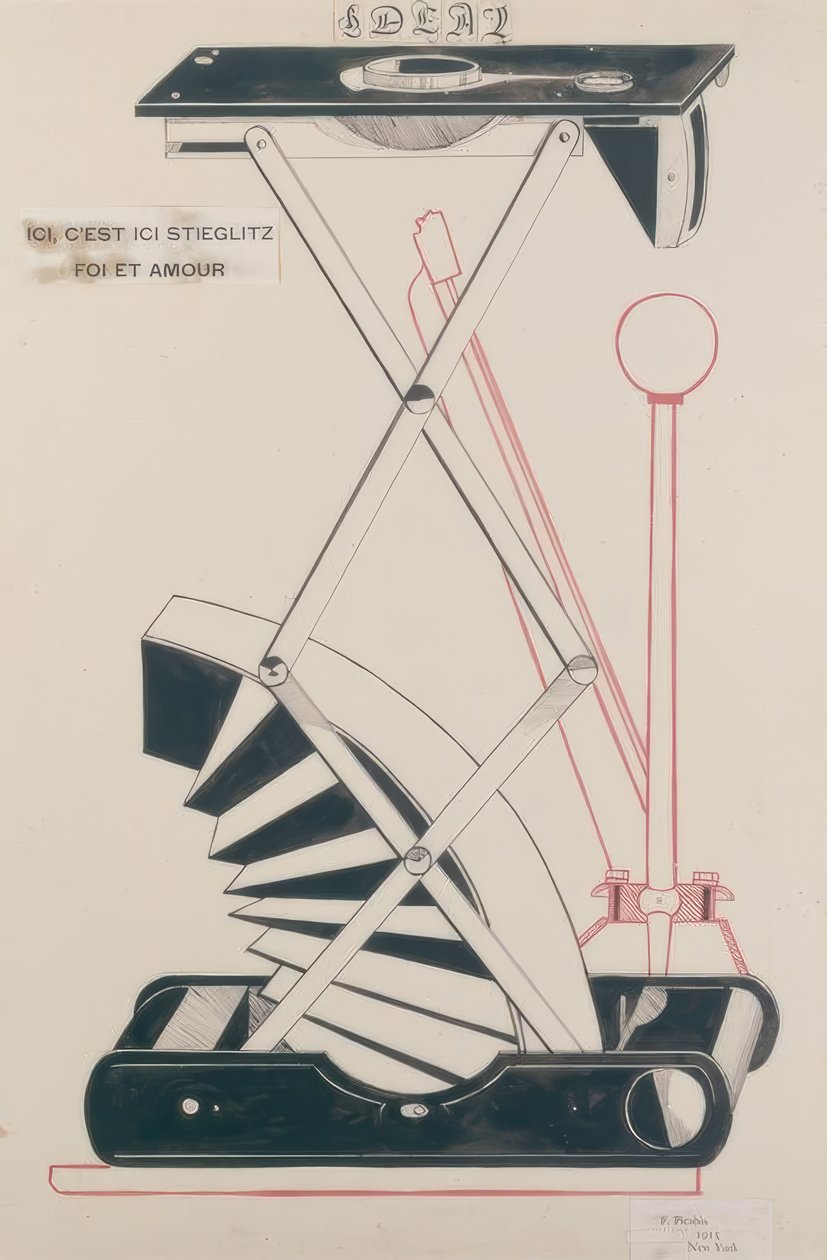 Here, It Is Here Stieglitz Faith and Love by Francis Picabia