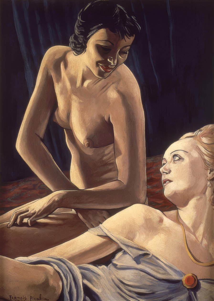 The Brunette and the Blonde by Francis Picabia