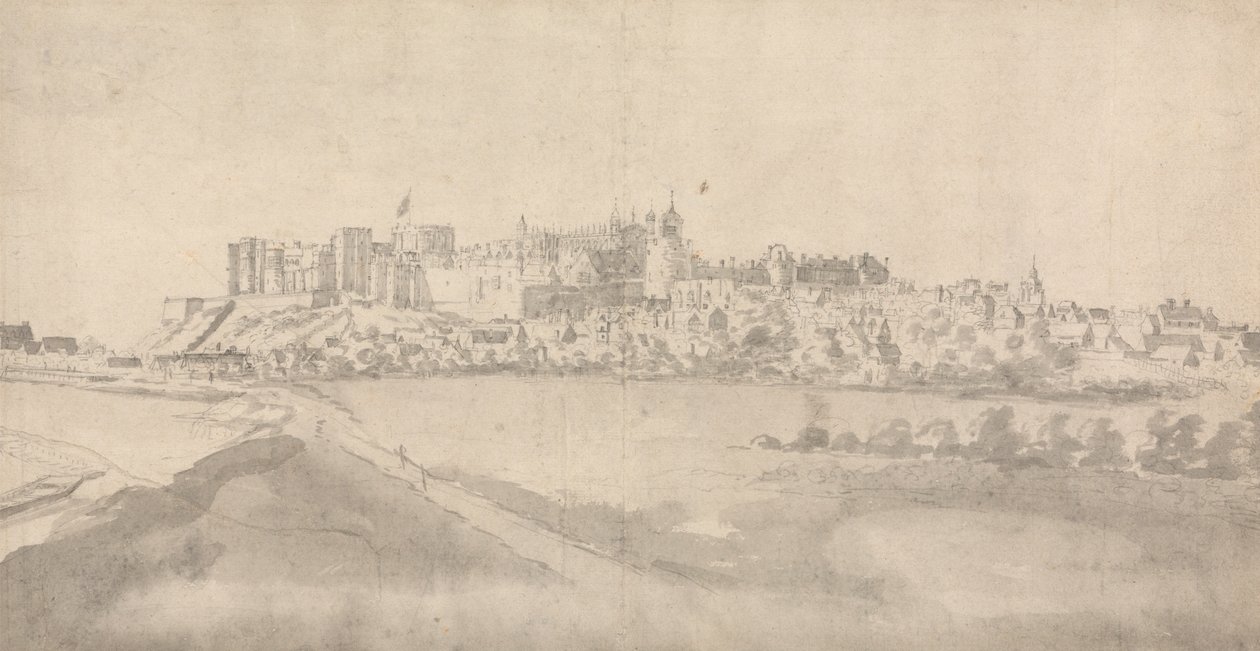 View of Windsor Castle by Francis Place