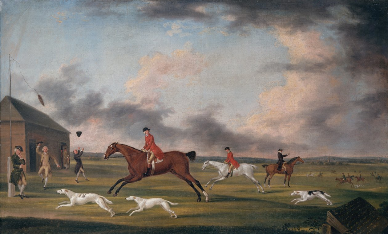 The Match Between the Hounds at Newmarket by Francis Sartorius