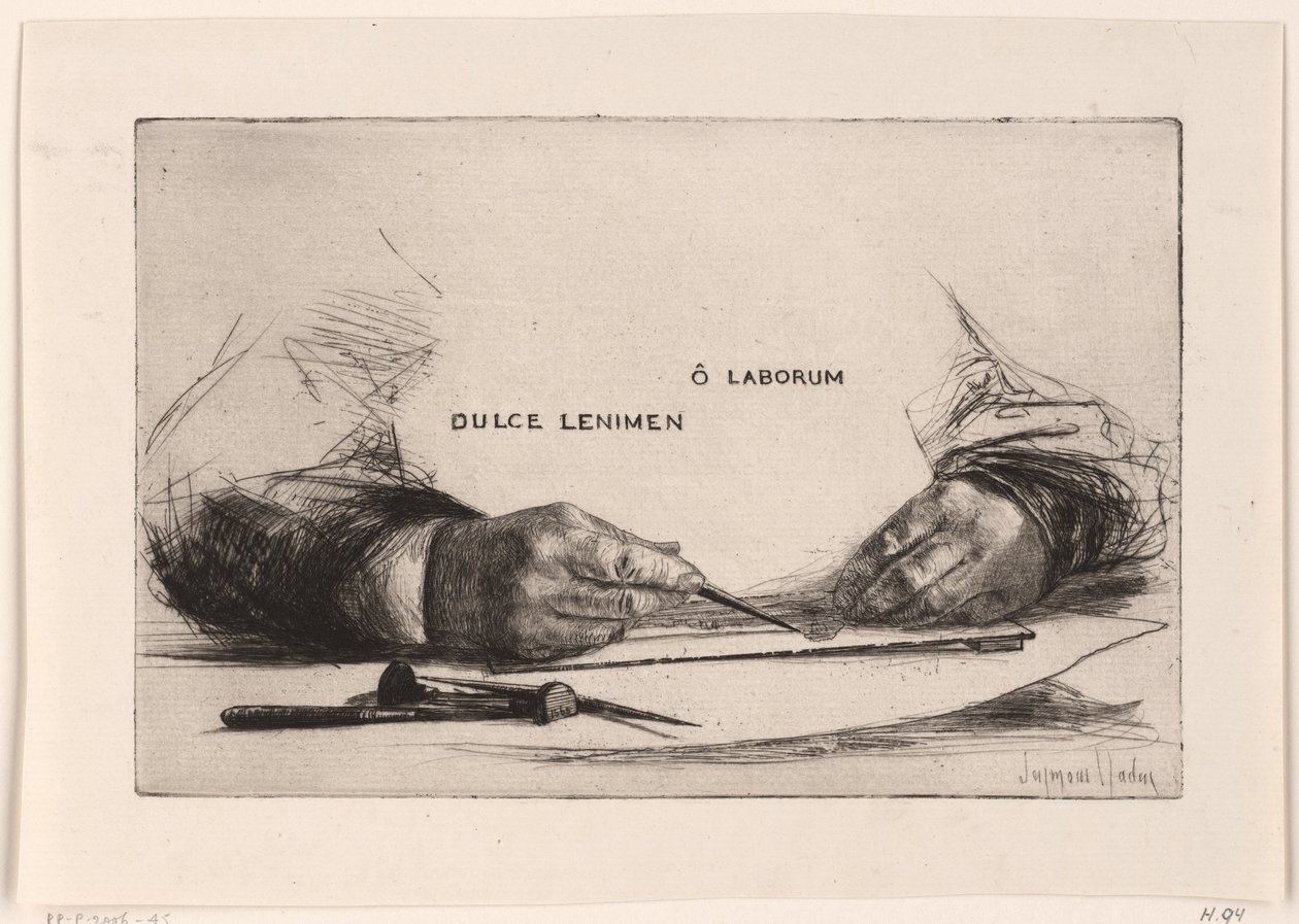 Hands Etching (Etudes à l