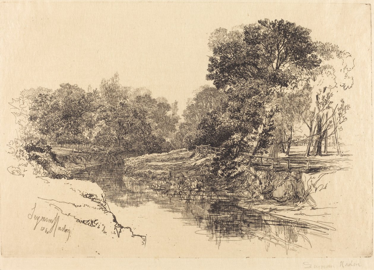 A River in Ireland by Francis Seymour Haden