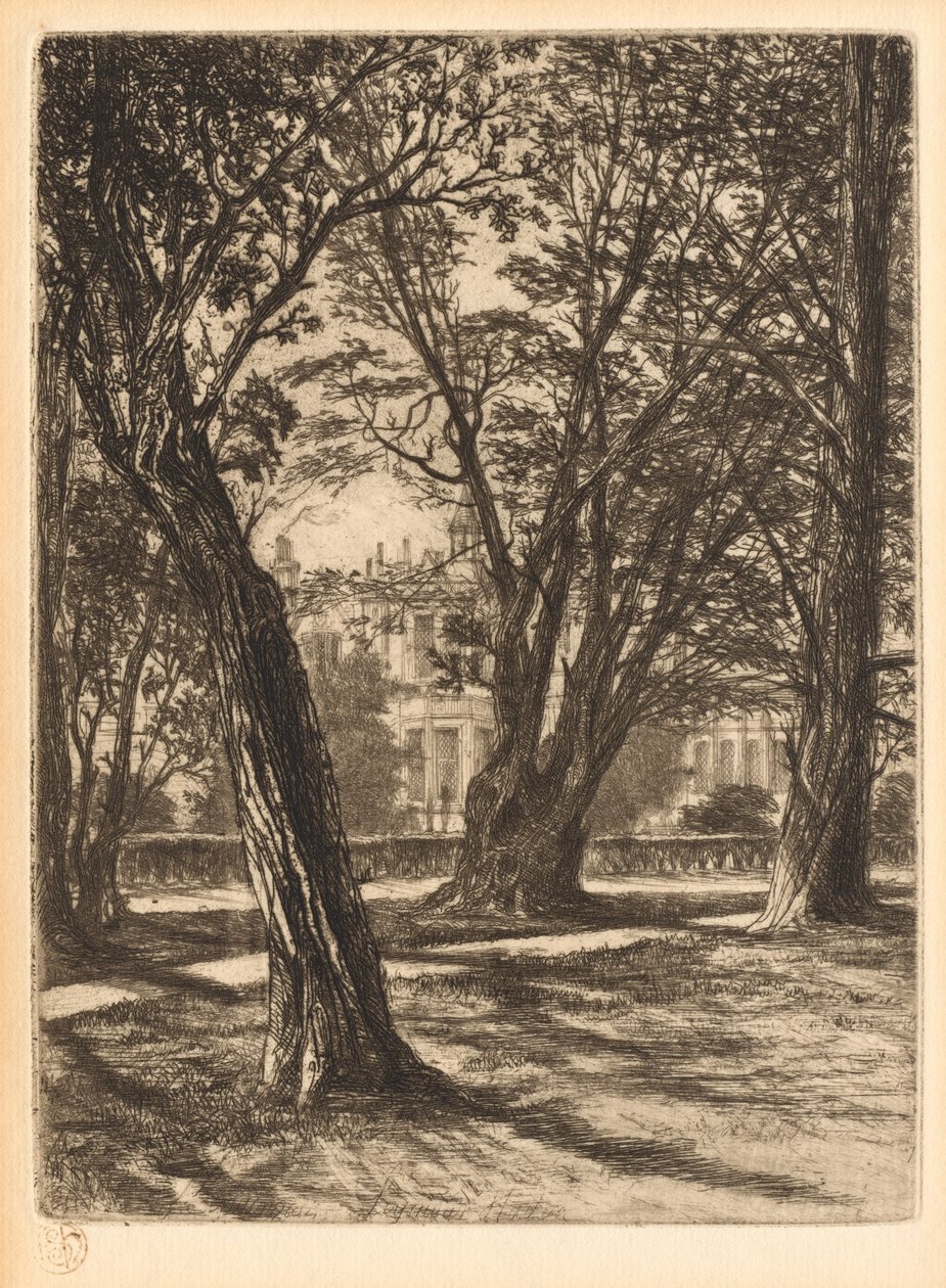 Kensington Gardens, No. 1 Small Plate, 1859 by Francis Seymour Haden