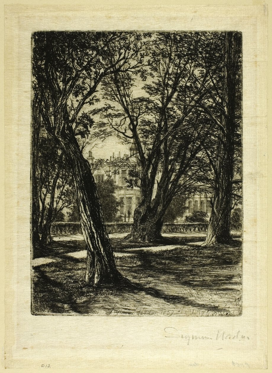 Kensington Gardens, No. I by Francis Seymour Haden
