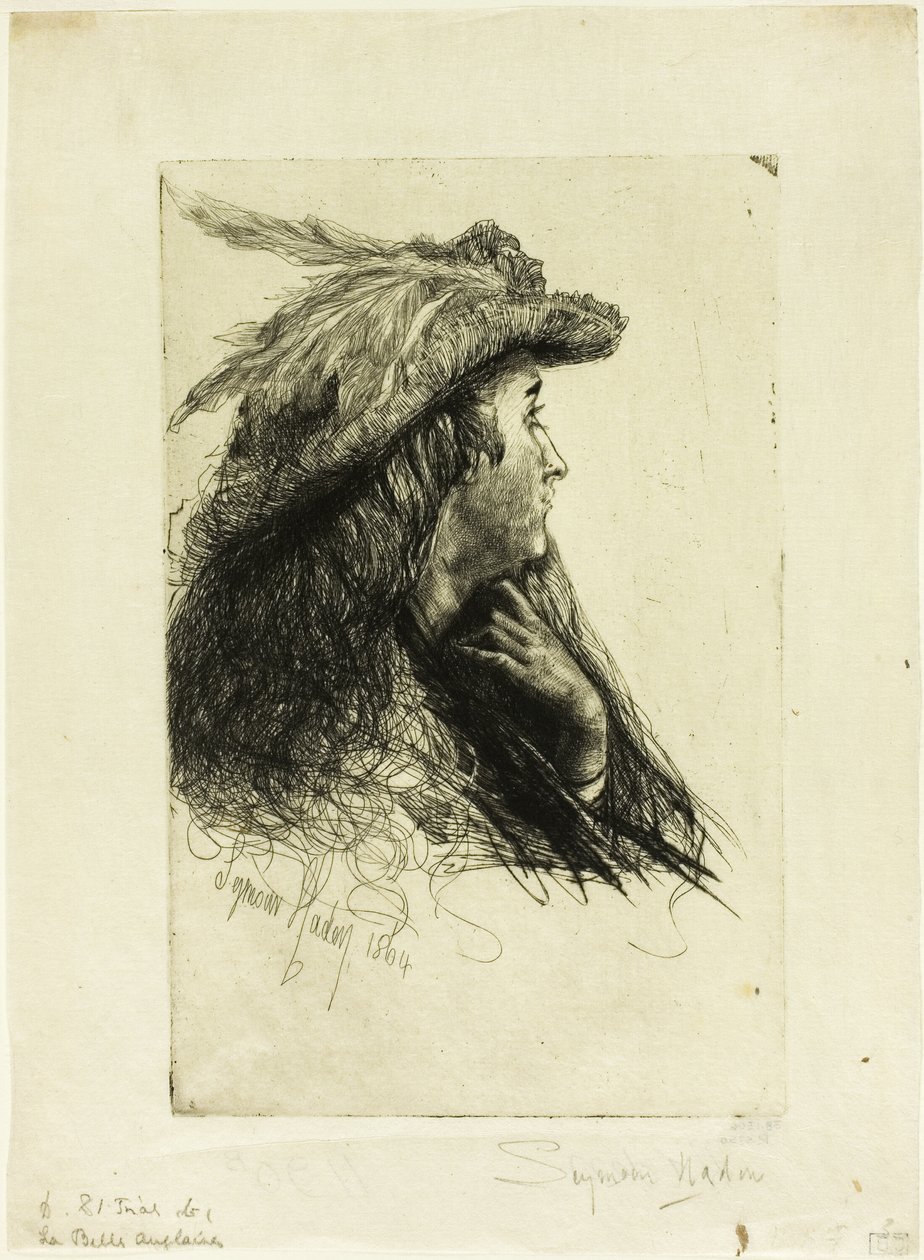 The Beautiful Englishwoman by Francis Seymour Haden