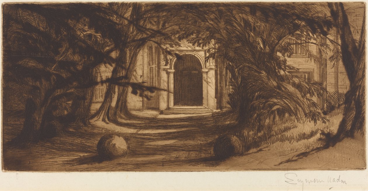 Mytton Hall by Francis Seymour Haden