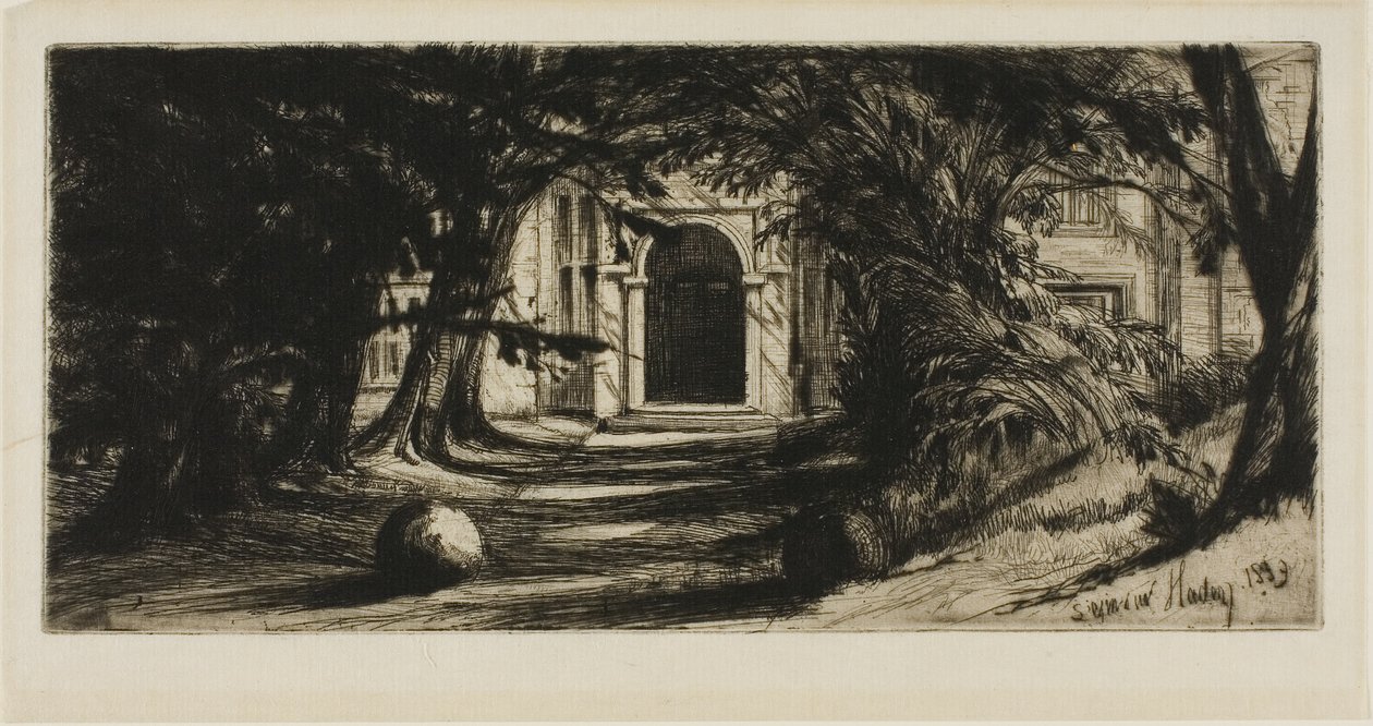 Mytton Hall by Francis Seymour Haden