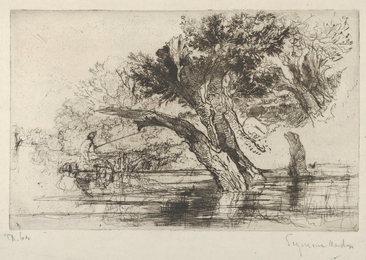 Penton Hook by Francis Seymour Haden