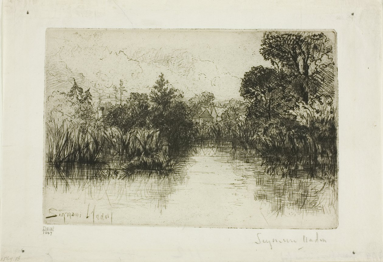 Shere Mill Pond, No. I by Francis Seymour Haden