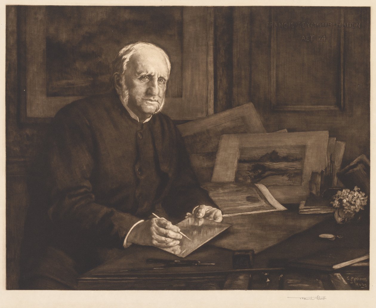 Sir Francis Seymour Haden by Francis Seymour Haden