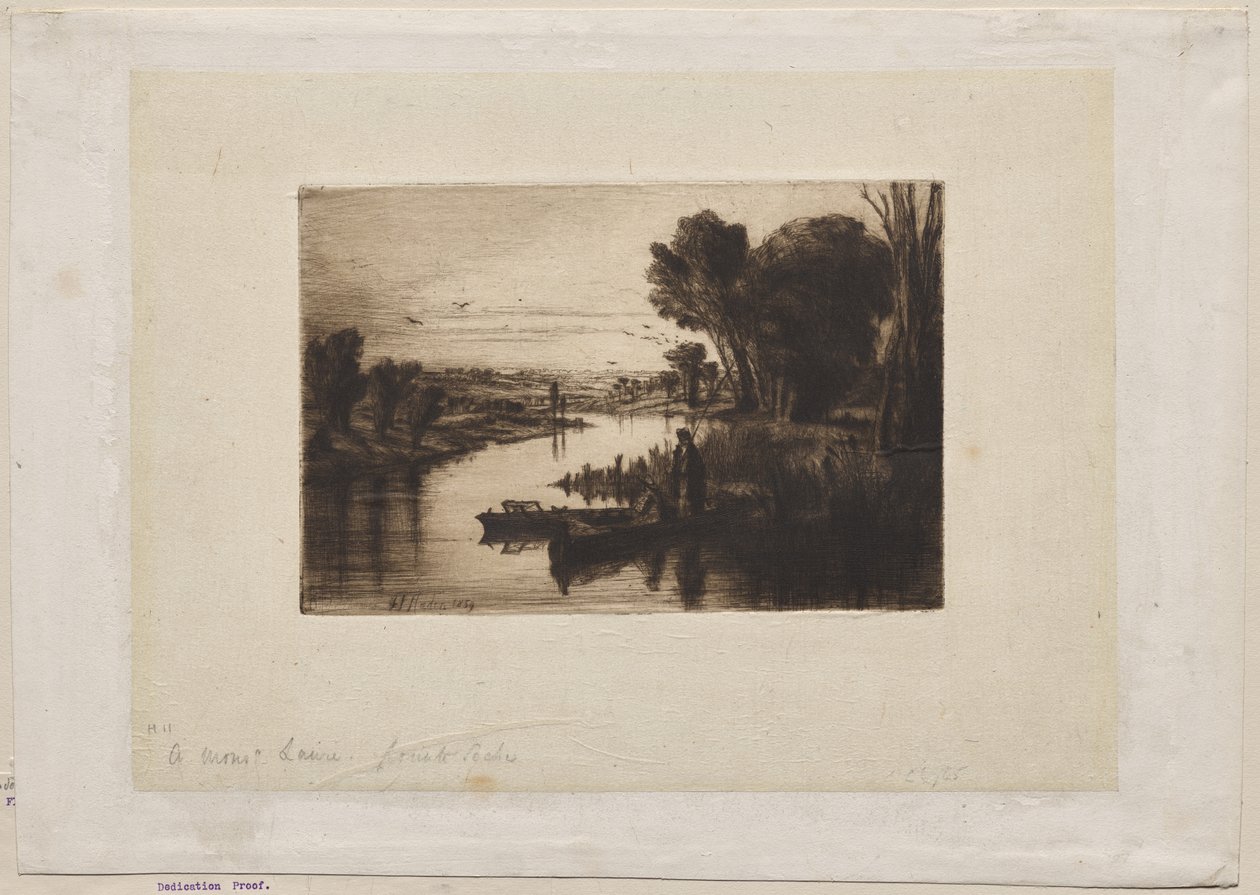 Thames Fisherman by Francis Seymour Haden