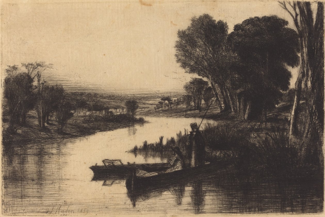 Thames Fishermen by Francis Seymour Haden