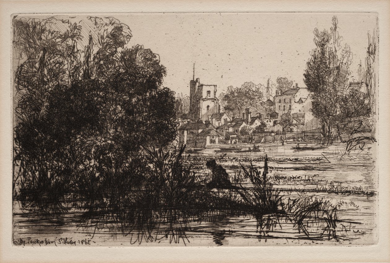 Twickenham Church by Francis Seymour Haden