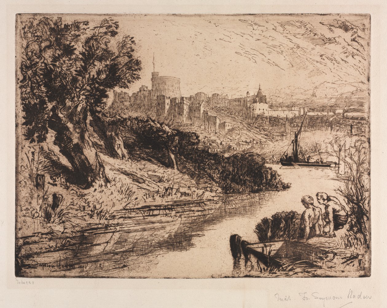 Windsor Castle by Francis Seymour Haden
