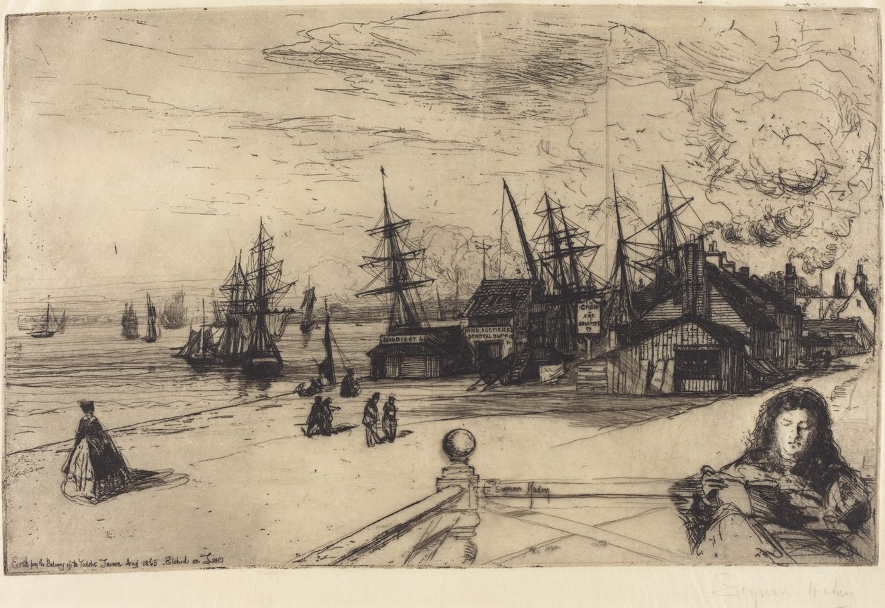 Yacht Tavern, Erith by Francis Seymour Haden