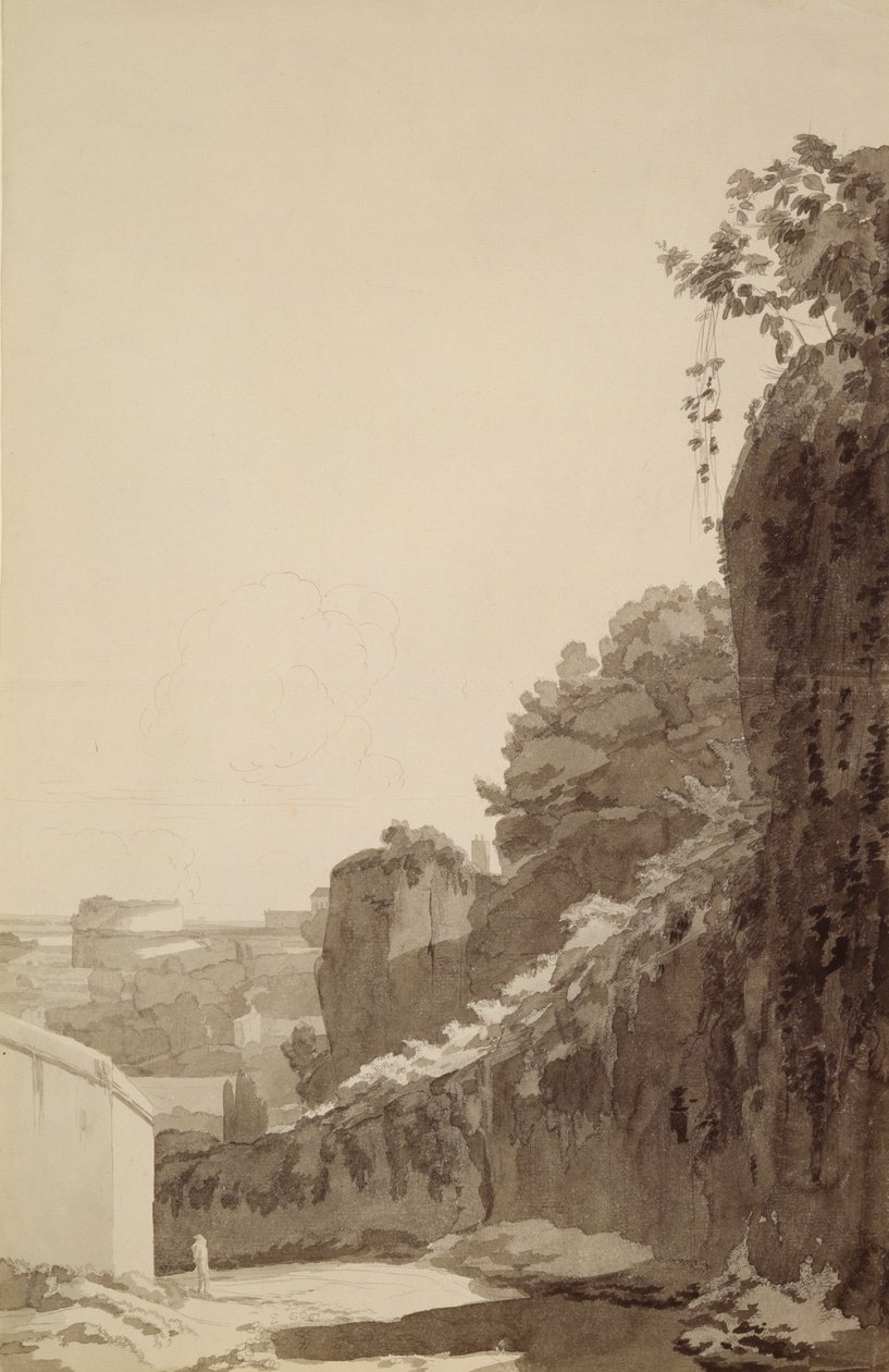 The Baths of Caracalla by Francis Towne