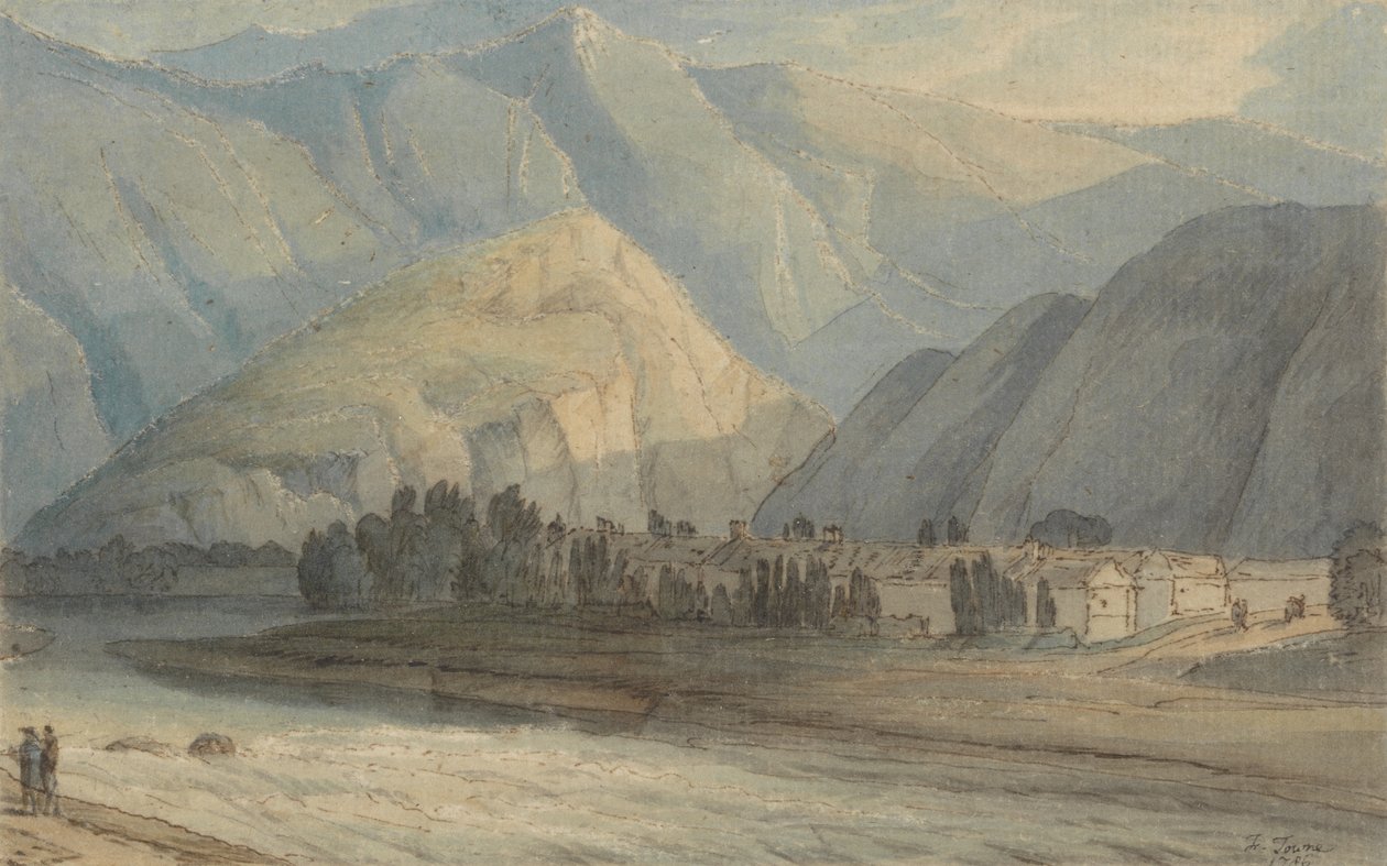 The Grange at the Head of the Keswick Lake by Francis Towne