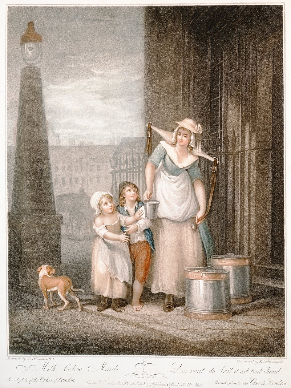 Milk Below Maids, Plate 2 of 