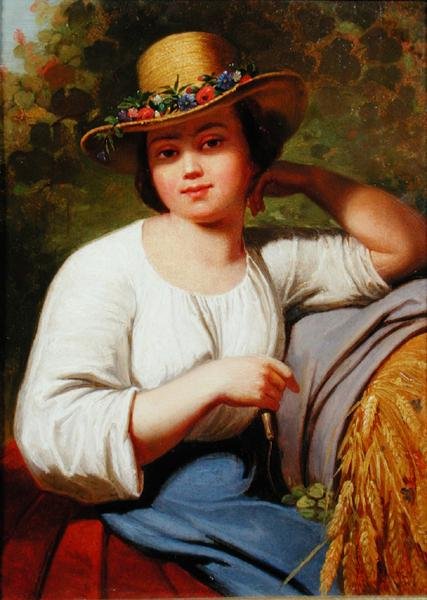Portrait of a country girl by Francis Wheatley