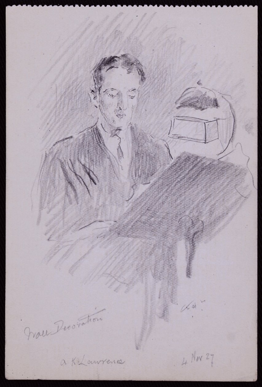 Portrait of AK Lawrence by Francis Wilfred Lawson