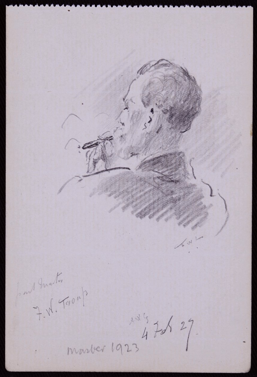 Portrait of Francis Troup by Francis Wilfred Lawson