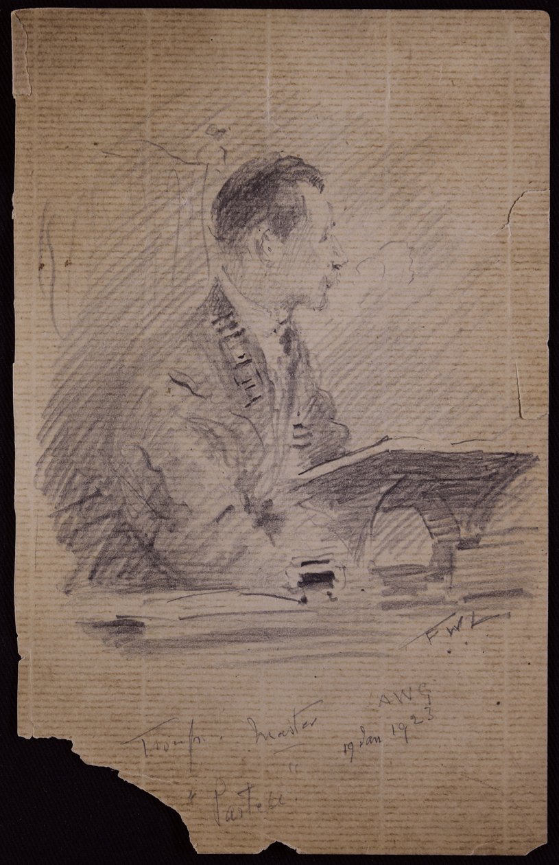 Portrait of Francis Troup by Francis Wilfred Lawson