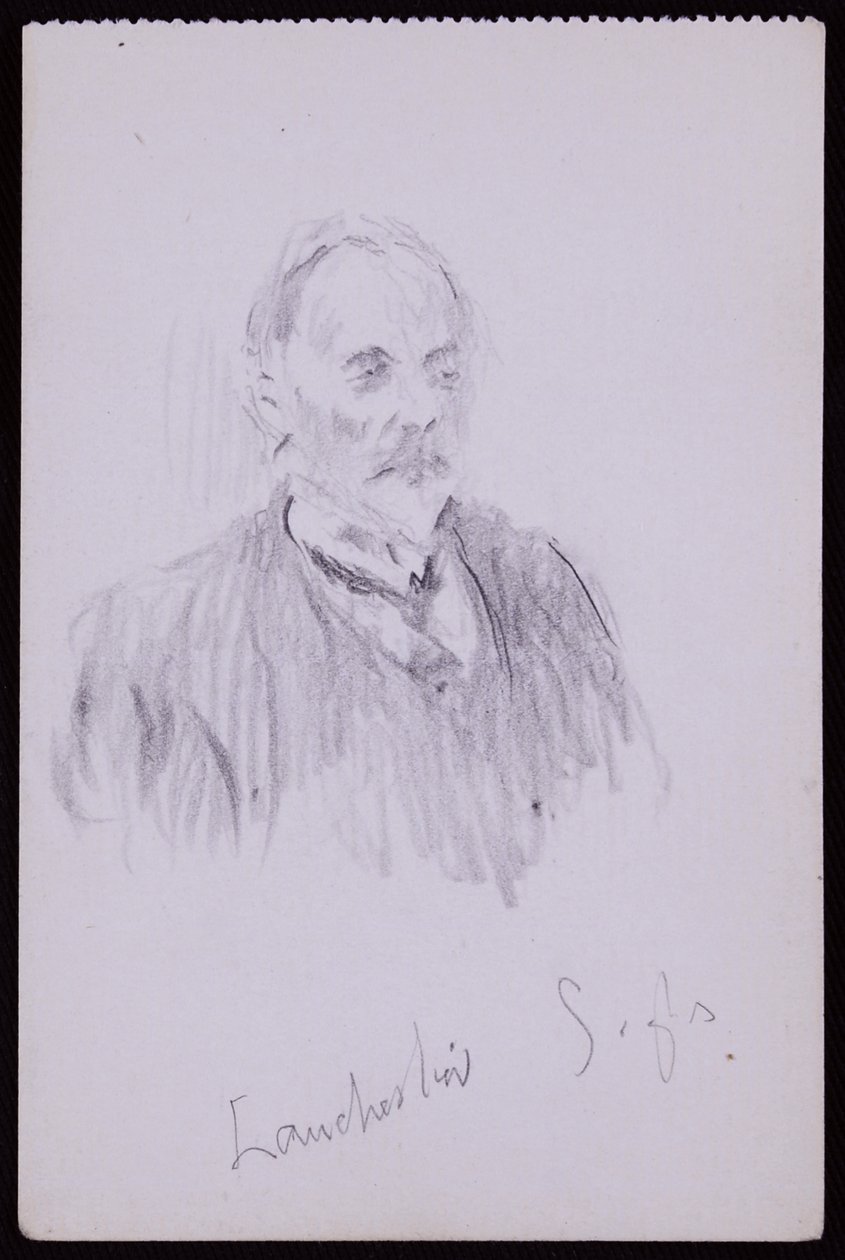 Portrait of HV Lanchester by Francis Wilfred Lawson