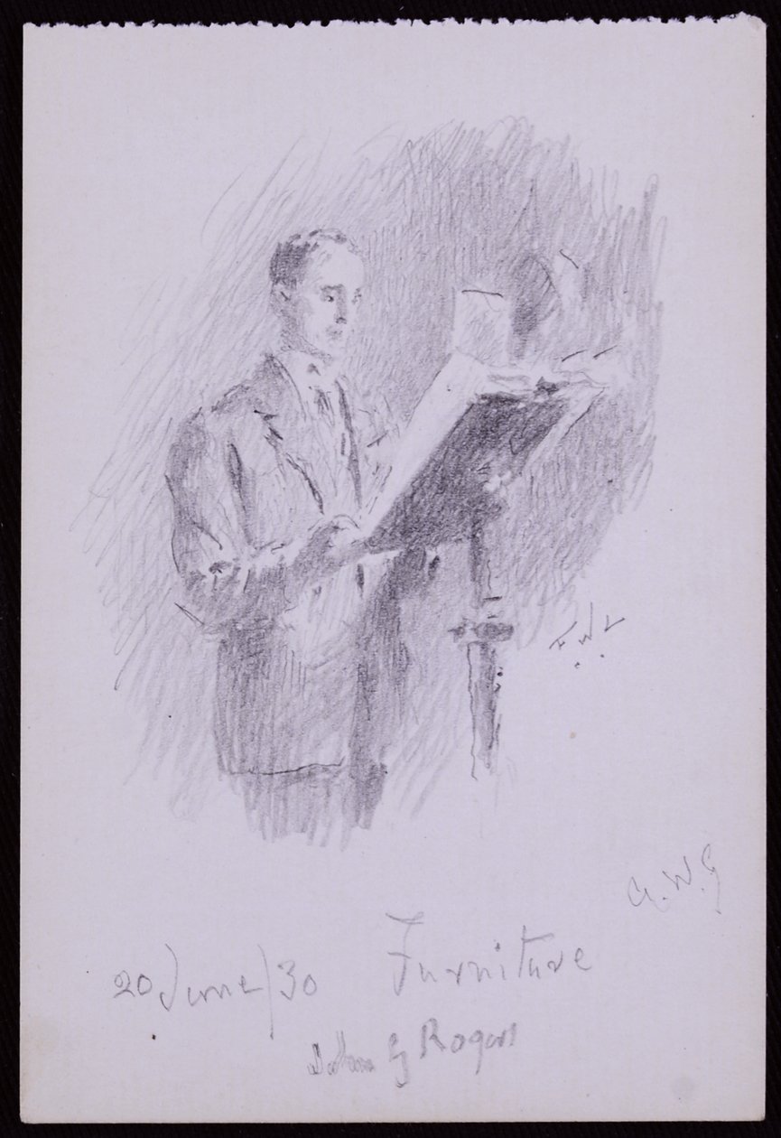 Portrait of John G Rogers by Francis Wilfred Lawson