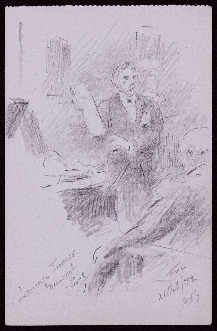Portrait of Laurence Turner by Francis Wilfred Lawson