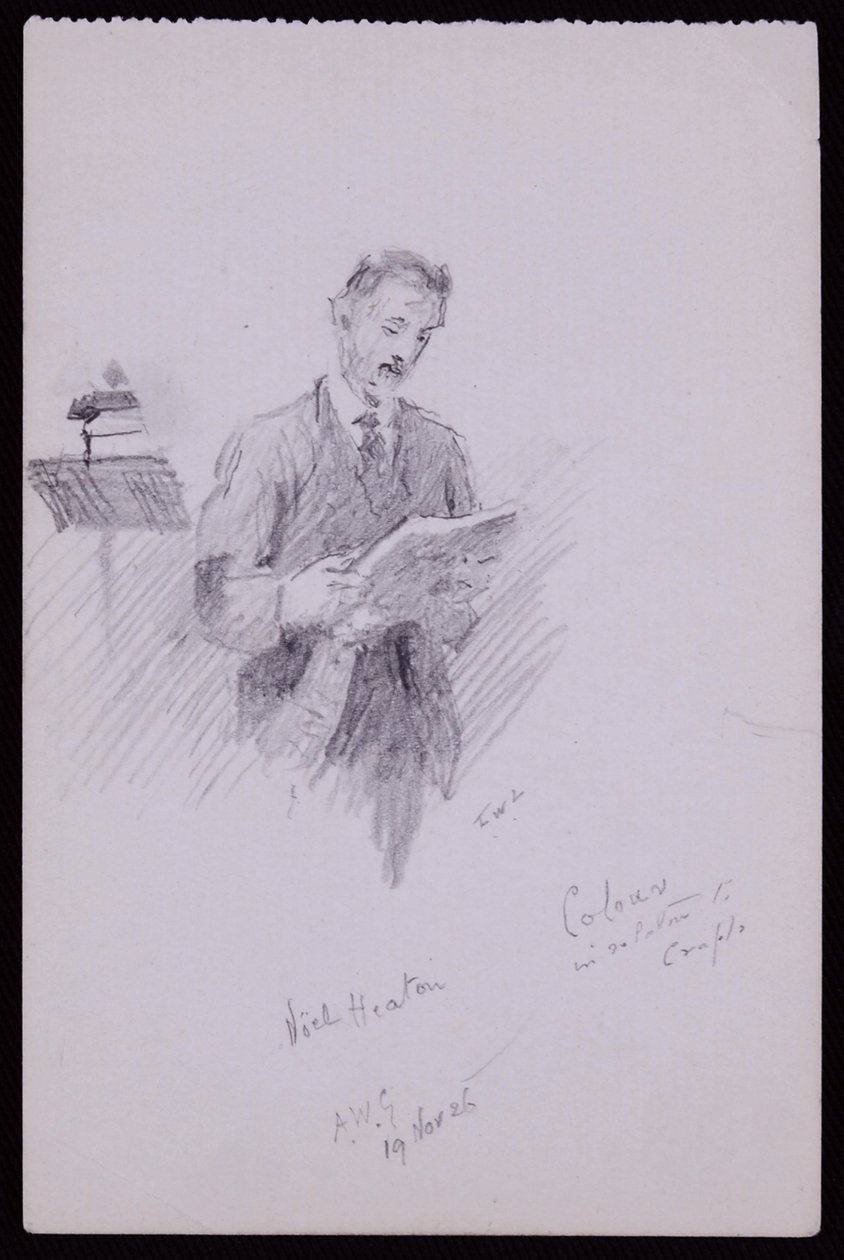 Portrait of Noel Heaton by Francis Wilfred Lawson