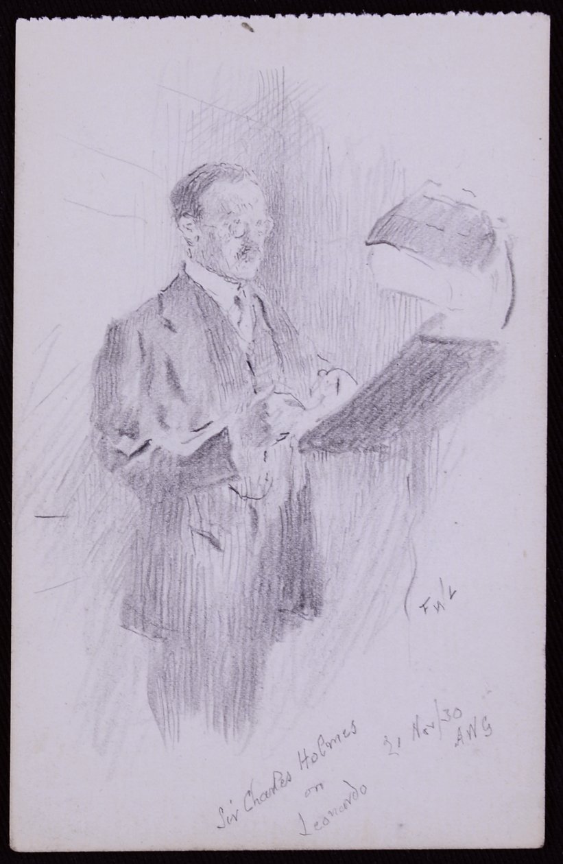 Portrait of Sir Charles Holmes by Francis Wilfred Lawson