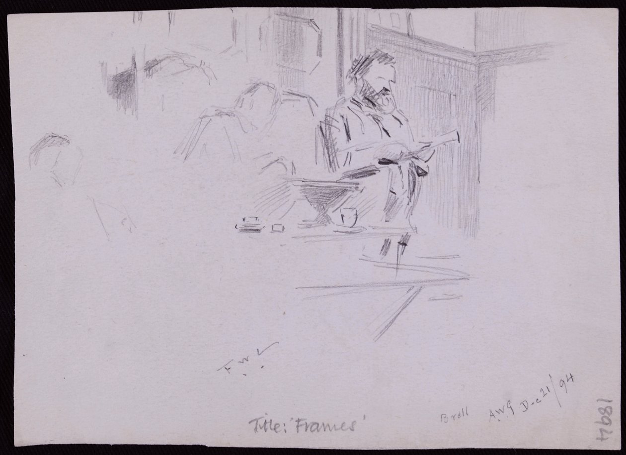 Portrait of William Morris by Francis Wilfred Lawson