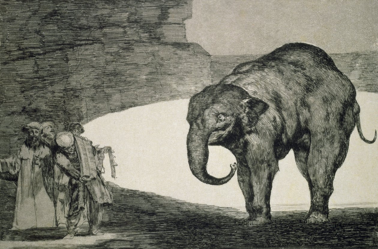 Folly of Beasts, from the Follies series, or Other Laws for the People by Francisco de Goya