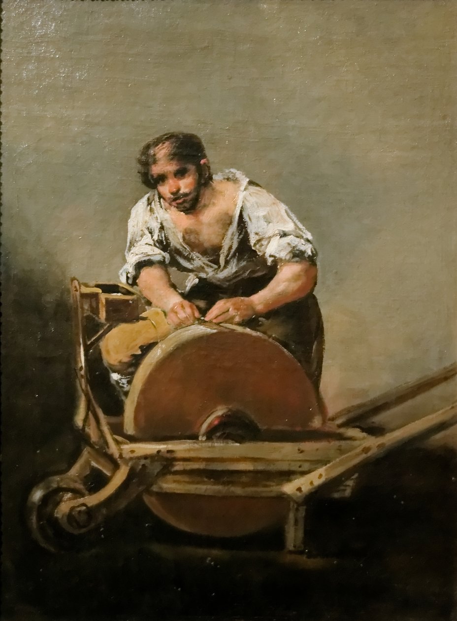 Grindstone by Francisco de Goya