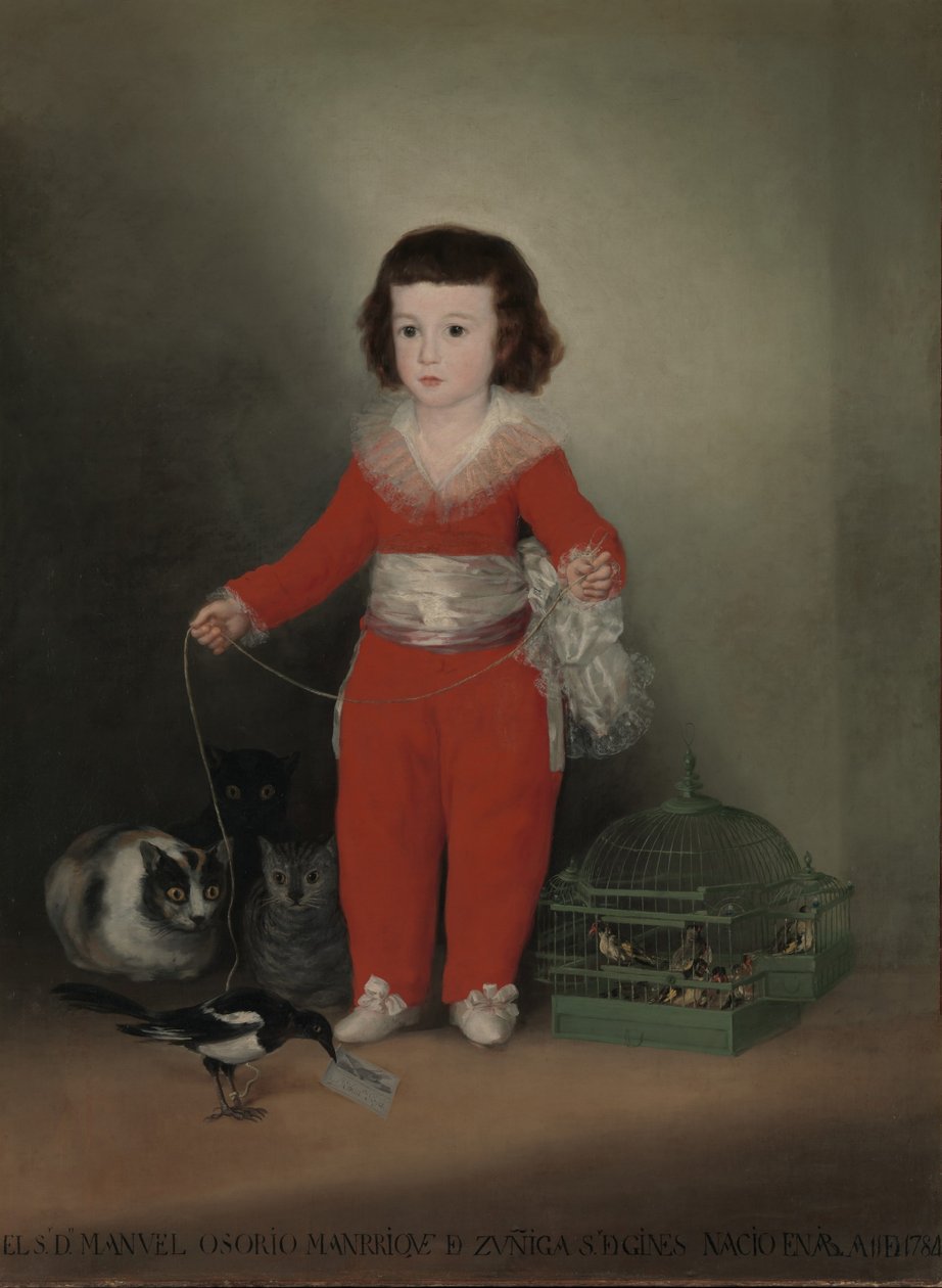 Manuel Osorio Manrique de Zuñiga by Francisco de Goya