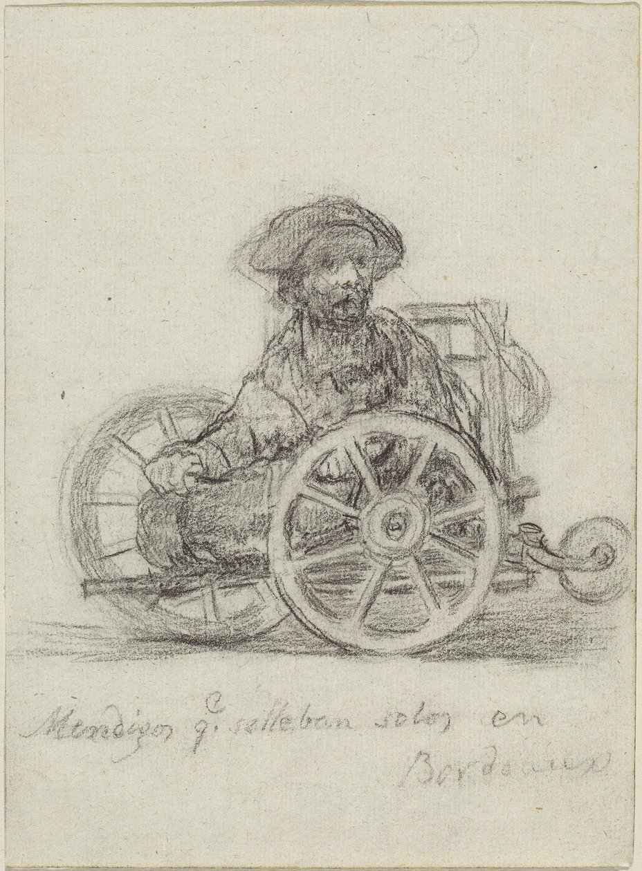 Beggars Who Get About on Their Own in Bordeaux by Francisco de Goya