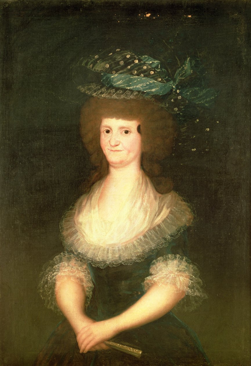 Portrait of Queen Maria Luisa, wife of King Charles IV of Spain by Francisco de Goya